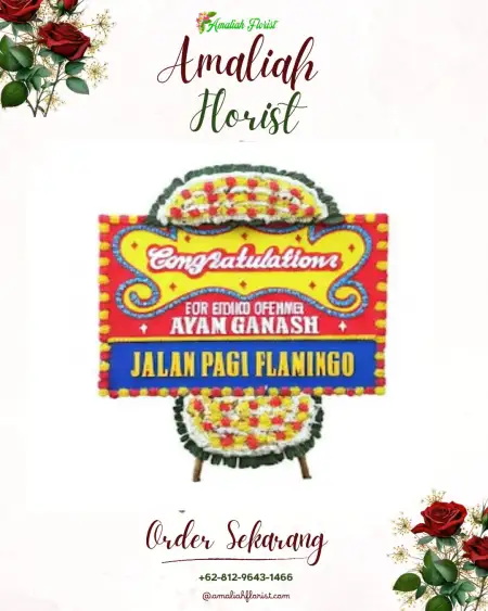 Sewa Papan Bunga Praya
